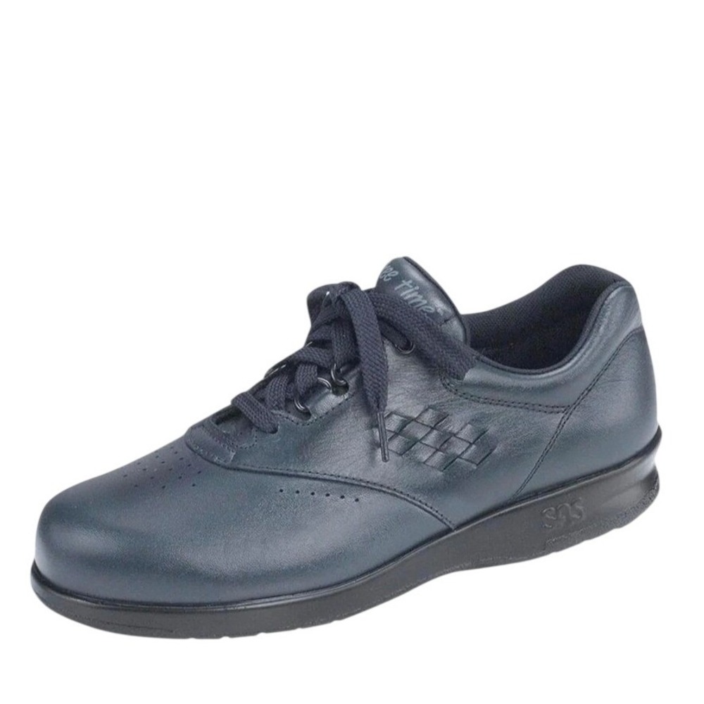 SAS Women's Navy Lace-Up Comfort Walking Shoe
